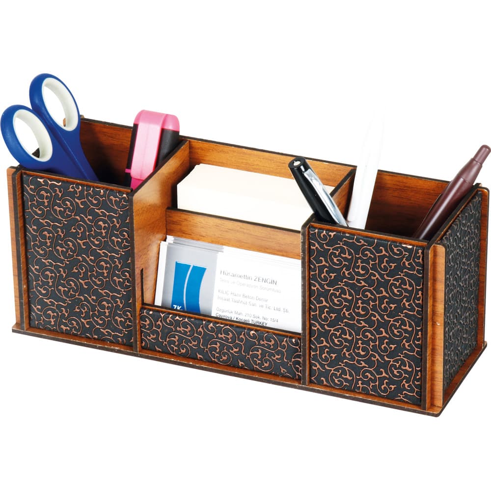 Ahşap Organizer 7,5 x 9 x 23,4 cm – AH-3240