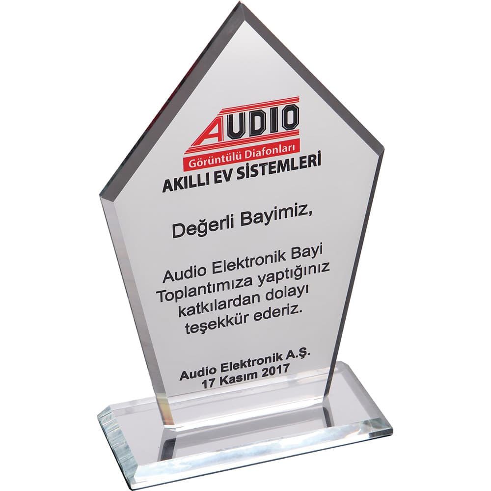 Kristal Plaket Şeffaf – EKT-161-SFF