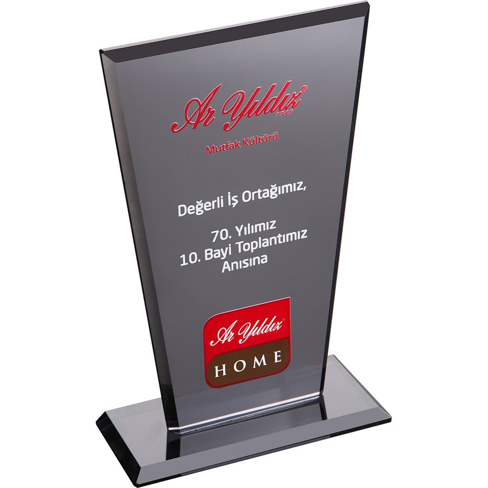 Kristal Plaket Füme – EKT-235-FM