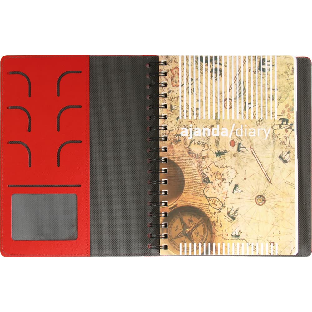 Gizli Spiralli Ajanda Kapağı Gri – KP-40-G (2)