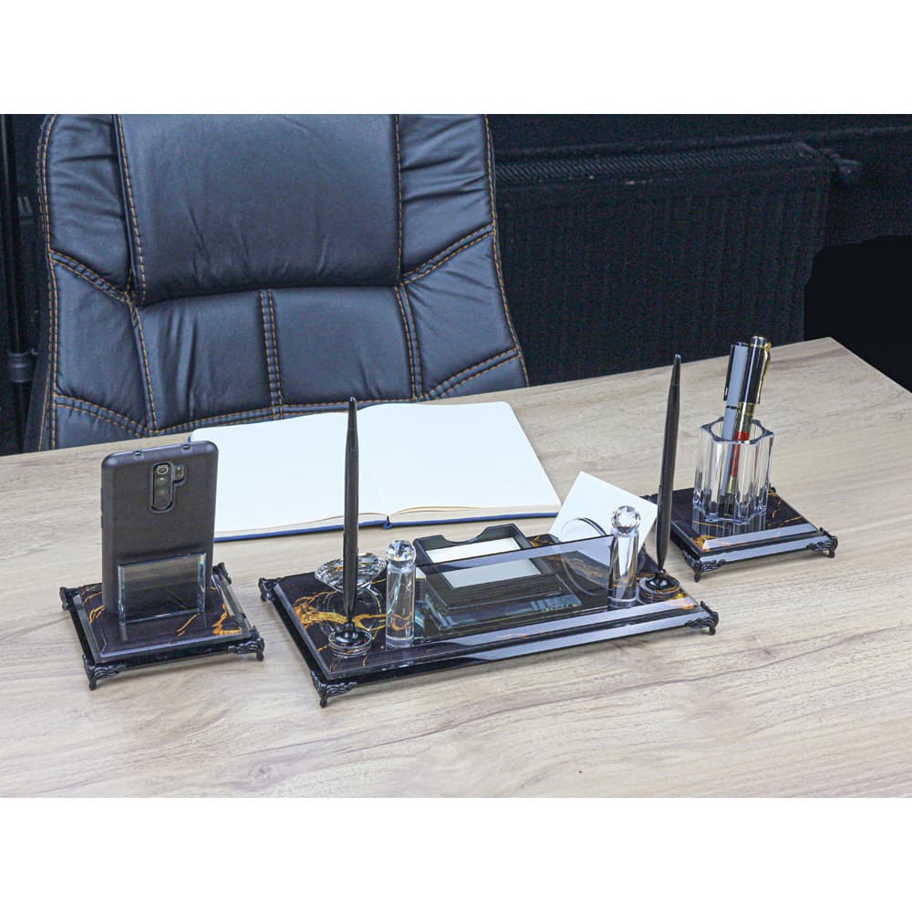 3lü Kristal Masa Seti 16 x 30 cm – KM-200