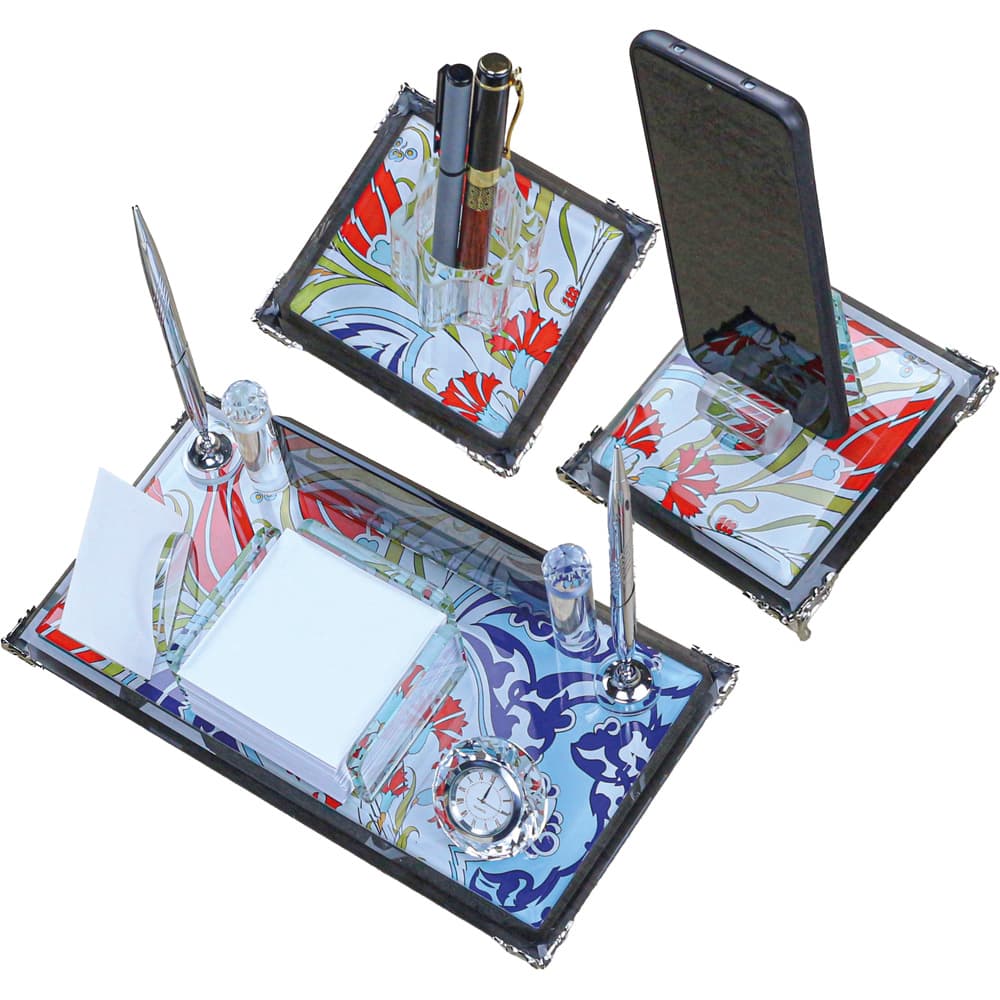 3lü Kristal Masa Seti 16 x 30 cm – KM-300 (2)