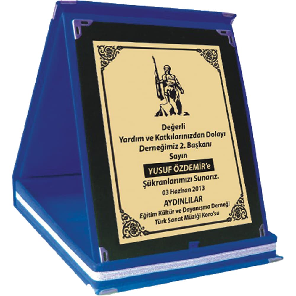 Albüm Plaket Lacivert – AP-01L-12x16