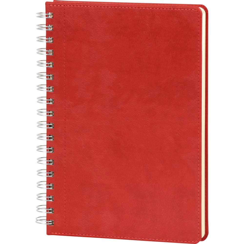 Spiralli Tarihsiz Defter Kırmızı – Bağcılar-17x24-K